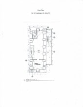 116 W Washington St, Middleburg, VA à louer Plan d’étage– Image 1 sur 4