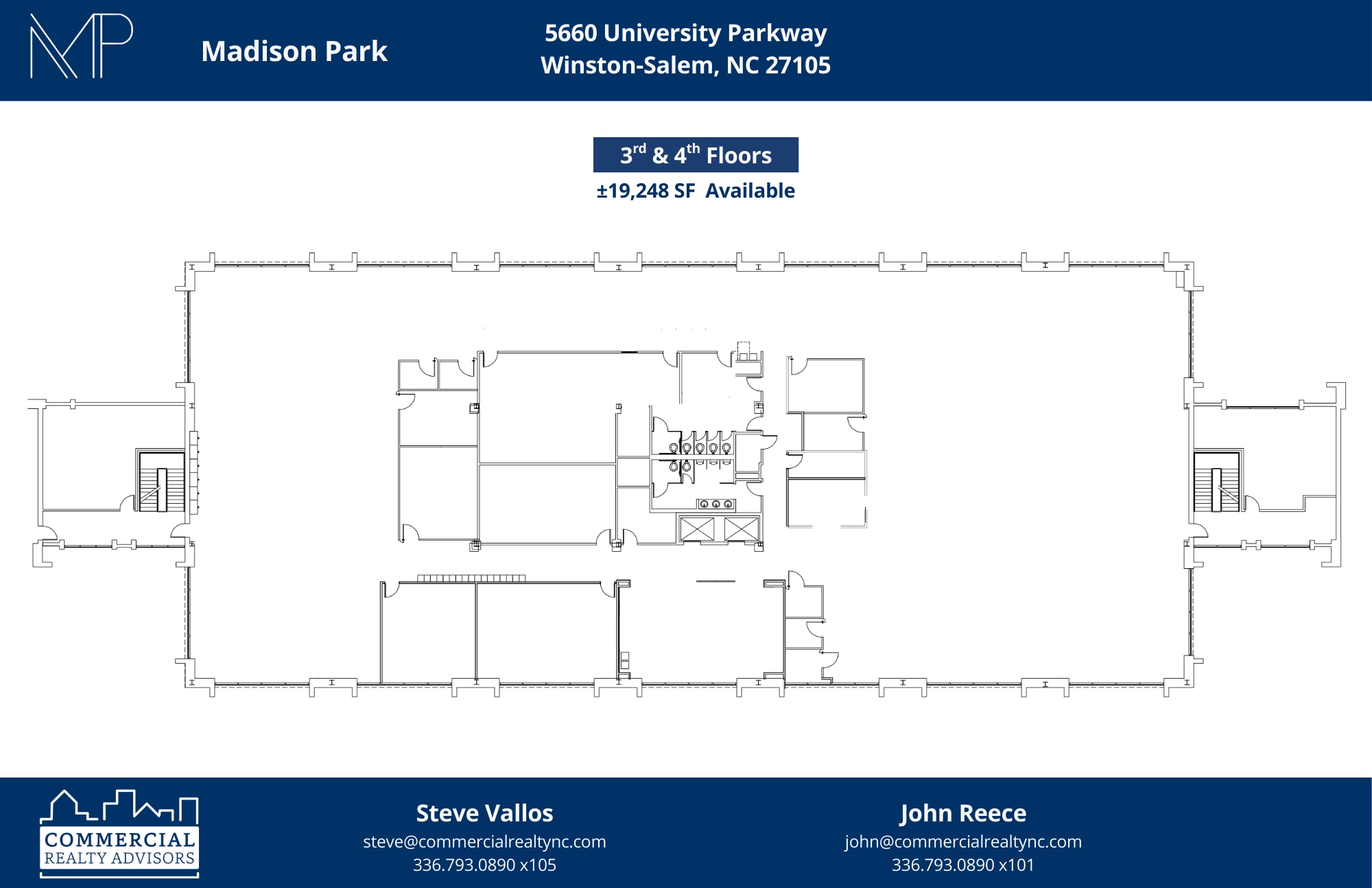 5620 University Pky, Winston-Salem, NC à louer Plan d’étage– Image 1 sur 7