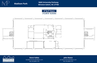 5620 University Pky, Winston-Salem, NC à louer Plan d’étage– Image 1 sur 7
