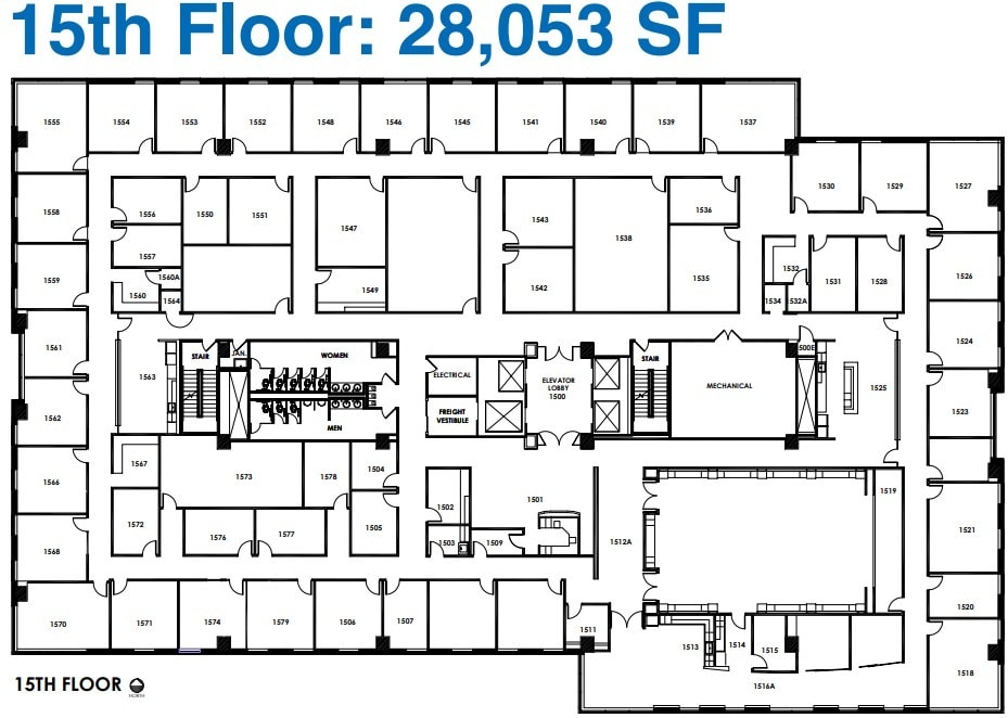 202 S Cheyenne Ave, Tulsa, OK à louer Plan d’étage– Image 1 sur 1