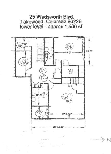 25 Wadsworth Blvd, Lakewood, CO à vendre - Plan d’étage – Image 3 sur 13