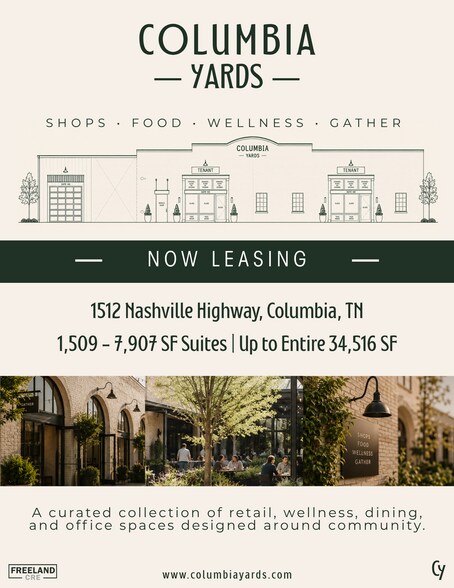1512 Nashville Hwy, Columbia, TN à louer - Plan de site – Image 2 sur 10