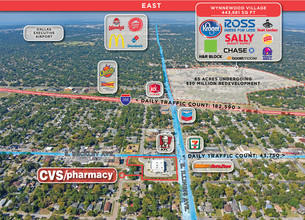 150 E Illinois Ave, Dallas, TX - VUE AÉRIENNE  vue de carte
