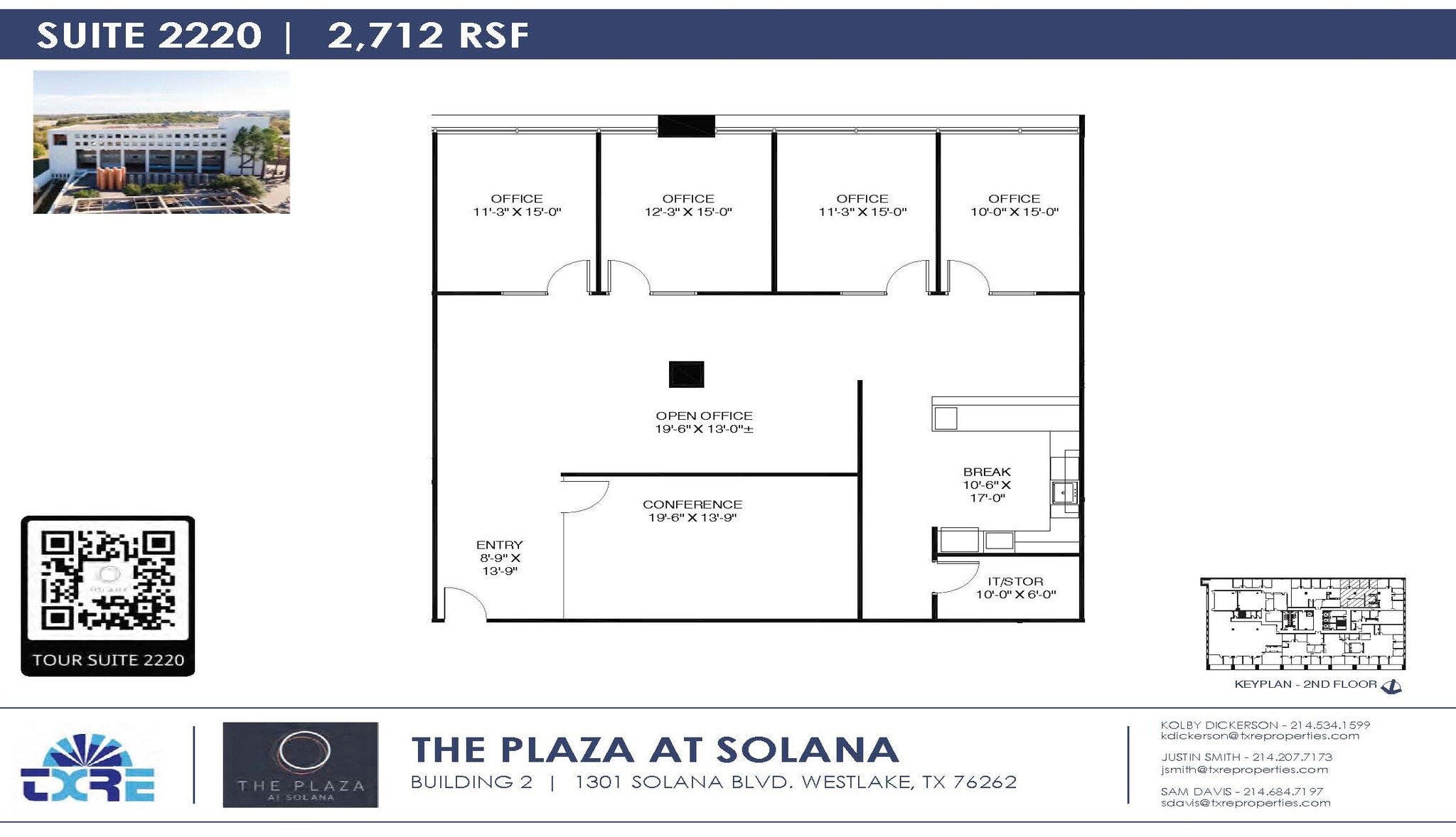 1301 Solana Blvd, Westlake, TX à louer Plan d’étage– Image 1 sur 5