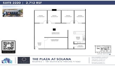 1301 Solana Blvd, Westlake, TX à louer Plan d’étage– Image 1 sur 5