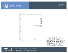 1575 Sawdust Rd, The Woodlands, TX à louer Plan d’étage– Image 1 sur 1