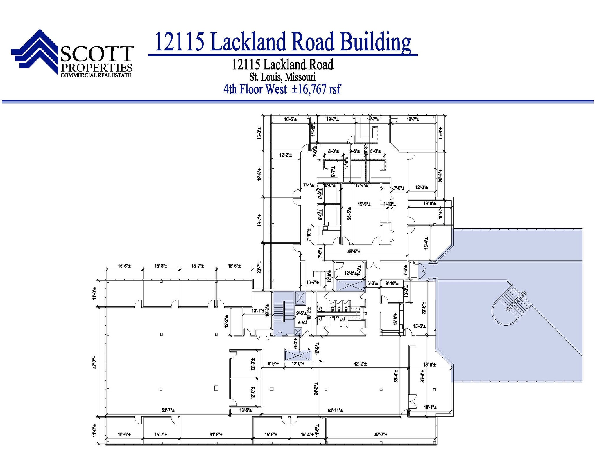 12115 Lackland Rd, Maryland Heights, MO à louer Plan d’étage– Image 1 sur 19