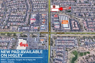 Plus de détails pour N/NEC Higley Rd & Chandler Heights Rd, Gilbert, AZ - Terrain à louer