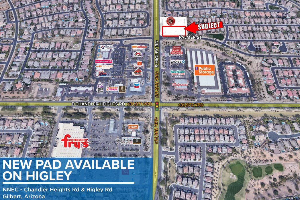 N/NEC Higley Rd & Chandler Heights Rd, Gilbert, AZ à louer Photo principale– Image 1 sur 4