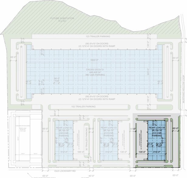 920 E Lone Star Dr, Mountain City, TX à louer - Plan de site – Image 3 sur 22