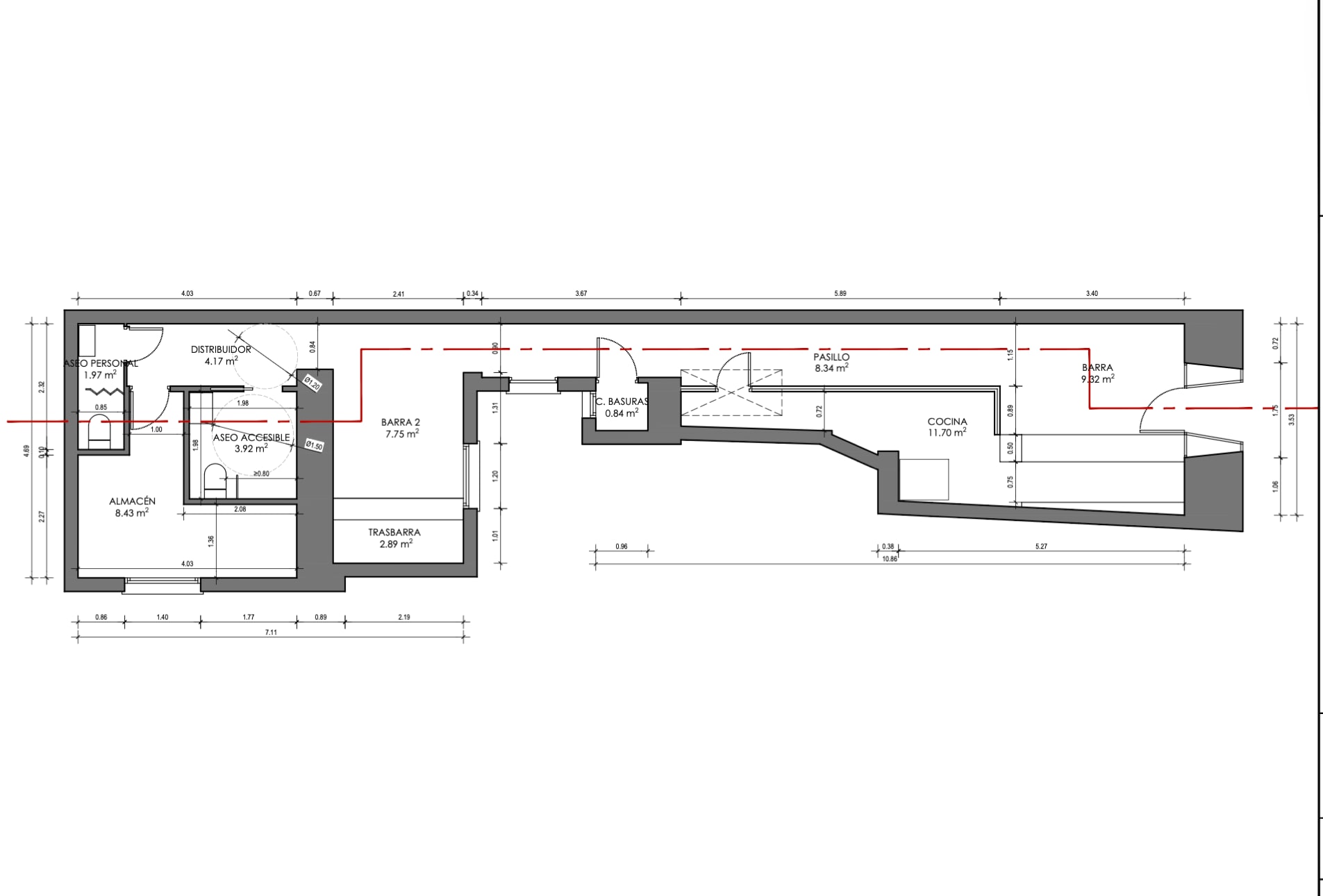 Calle de las Carretas, 29, Madrid, Madrid à louer Plan d’étage type– Image 1 sur 1