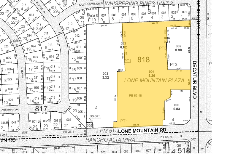 4854 W Lone Mountain Rd, Las Vegas, NV à louer - Plan cadastral – Image 2 sur 6