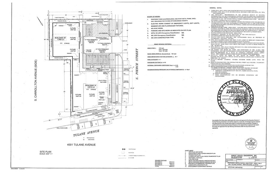 4001 Tulane Ave, New Orleans, LA à louer - Plan de site – Image 2 sur 3