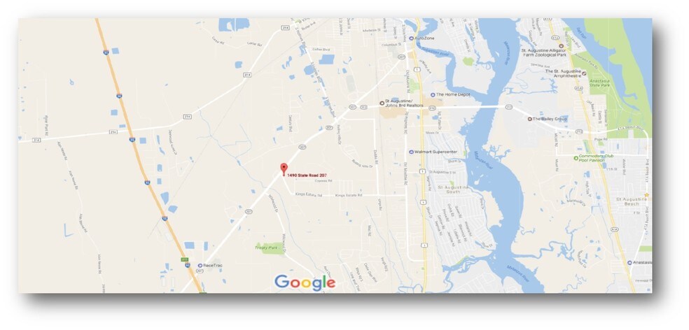 1450 STATE ROAD 207, Saint Augustine, FL à vendre - Aérien – Image 2 sur 8