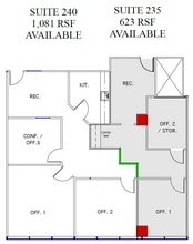 14110 N Dallas Pky, Dallas, TX à louer Plan d’étage– Image 2 sur 2