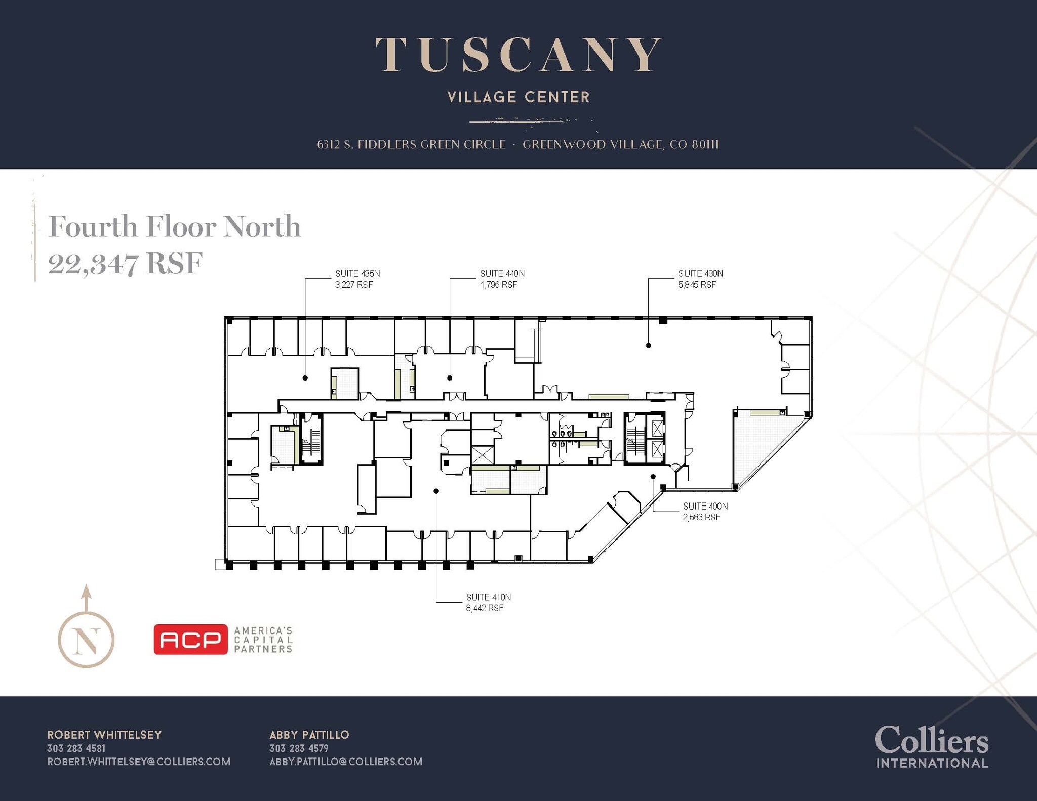 6312 S Fiddlers Green Cir, Greenwood Village, CO à louer Plan d’étage– Image 1 sur 2