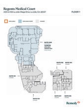 4120-4130 La Jolla Village Dr, La Jolla, CA à louer Plan d’étage– Image 1 sur 1