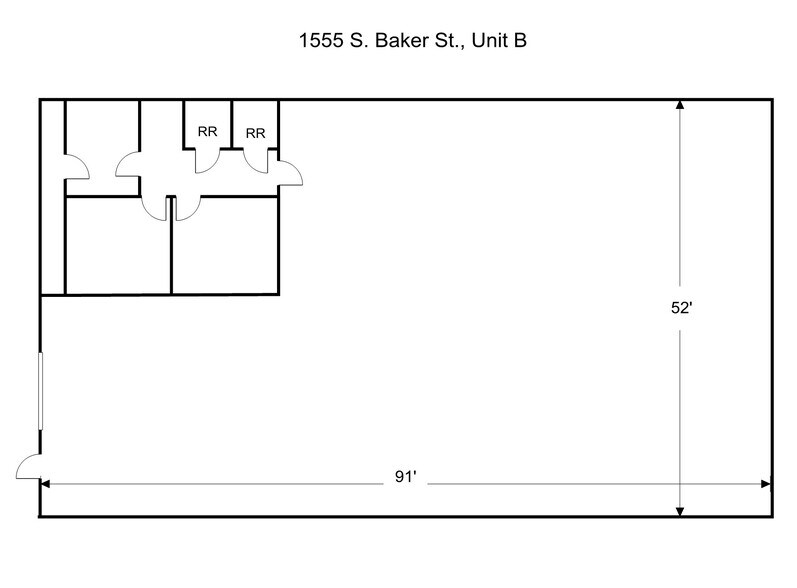 1555 S Baker Ave, Ontario, CA à louer - Plan d’étage – Image 2 sur 9
