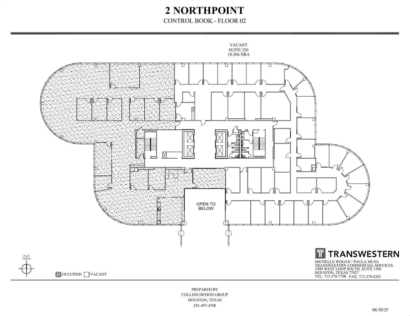 2 Northpoint Dr, Houston, TX à louer Plan d’étage– Image 1 sur 1