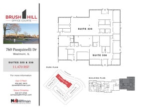 740 Pasquinelli Dr, Westmont, IL à louer Plan d’étage– Image 2 sur 2