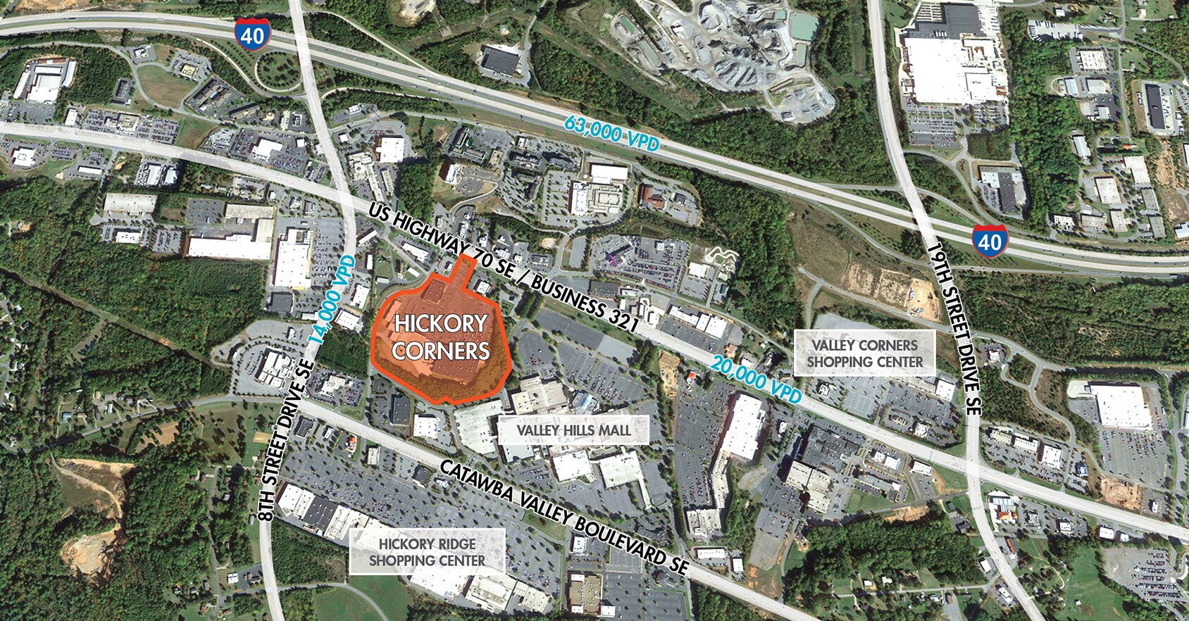 1810-1842 US Highway 70 SE, Hickory, NC à louer Photo principale– Image 1 sur 2