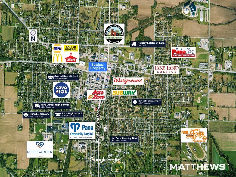 128 & 134 Locust St, Pana, IL à vendre - Photo de l’immeuble – Image 2 sur 2