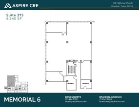 738 Highway 6 S, Houston, TX à louer Plan d’étage– Image 1 sur 1