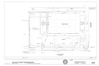 920 Foch St, Fort Worth, TX à louer Plan de site– Image 1 sur 1