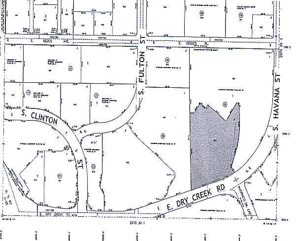 10303 E Dry Creek Rd, Englewood, CO à louer - Plan cadastral – Image 2 sur 4