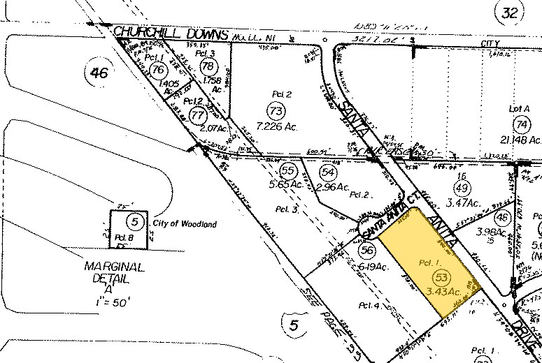 500 Santa Anita Dr, Woodland, CA à vendre - Plan cadastral – Image 3 sur 3