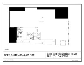 3100 Breckinridge Blvd, Duluth, GA à louer Plan de site– Image 1 sur 1