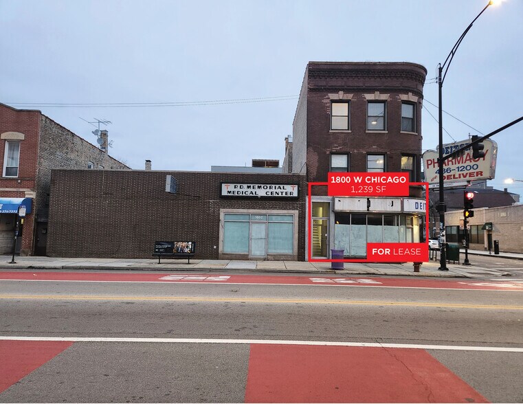 1800 W Chicago Ave, Chicago, IL à louer - Photo de l’immeuble – Image 1 sur 3