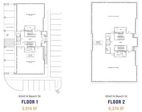 6240 N Beach St, Fort Worth, TX à louer Plan d’étage– Image 2 sur 2