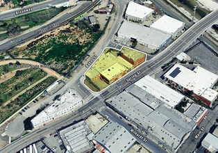 1711 N Spring St, Los Angeles, CA - Vue aérienne  vue de carte