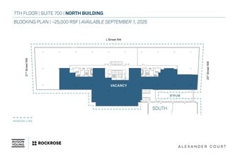 2001 K St NW, Washington, DC à louer Plan d’étage– Image 1 sur 7