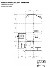 950-990 Corporate Woods Pky, Vernon Hills, IL à louer Plan d’étage– Image 1 sur 1