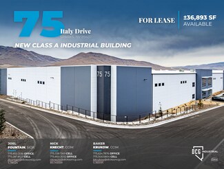 Plus de détails pour 75 Italy Drive, Sparks, NV - Industriel/Logistique à louer