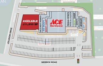 5117-5139 Merrick Rd, Massapequa, NY à louer Plan de site– Image 2 sur 2