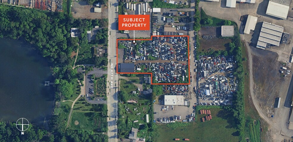 6909-7107 NE 47th Ave, Portland, OR à vendre - Aérien – Image 3 sur 4