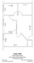 600 Twelve Oaks Center Dr, Wayzata, MN à louer Plan d’étage– Image 1 sur 1