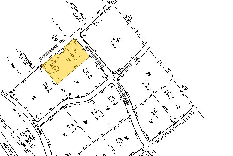 280-288 Digital Dr, Morgan Hill, CA à vendre - Plan cadastral – Image 2 sur 8