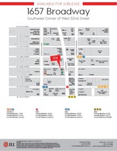 226 W 52nd St, New York, NY à louer Plan de site– Image 2 sur 2
