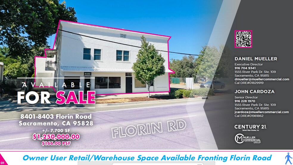 8401-8403 Florin Rd, Sacramento, CA à vendre - Photo de l’immeuble – Image 1 sur 9
