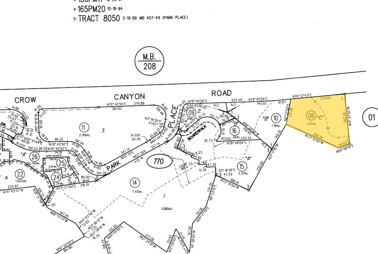 2671 Crow Canyon Rd, San Ramon, CA à vendre - Plan cadastral – Image 3 sur 4