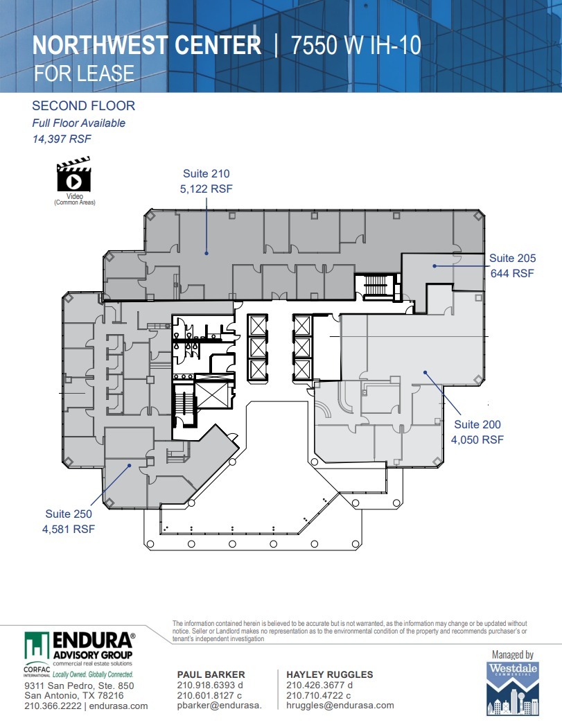 7550 IH-10 W, San Antonio, TX à louer Plan d’étage– Image 1 sur 1