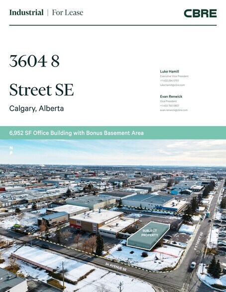 3604 8 St SE, Calgary, AB à louer - Plan de site – Image 1 sur 3