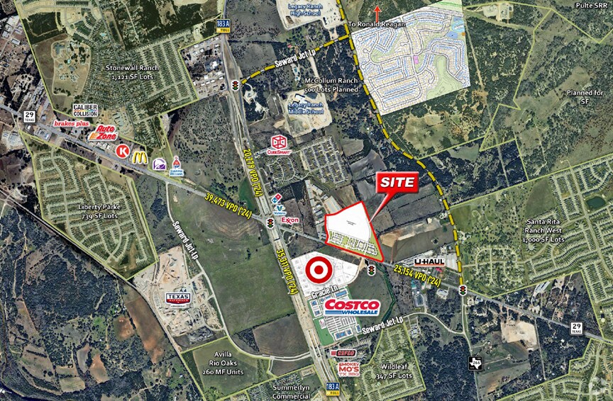 183A & SH-29 Rd, Liberty Hill, TX à louer - Photo de l’immeuble – Image 3 sur 3