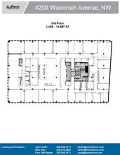 4200 Wisconsin Ave NW, Washington, DC à louer Plan d’étage– Image 2 sur 5