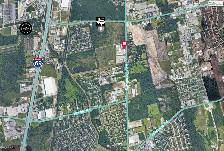 1902 S Houston Ave, Humble, TX à louer - Aérien – Image 3 sur 11