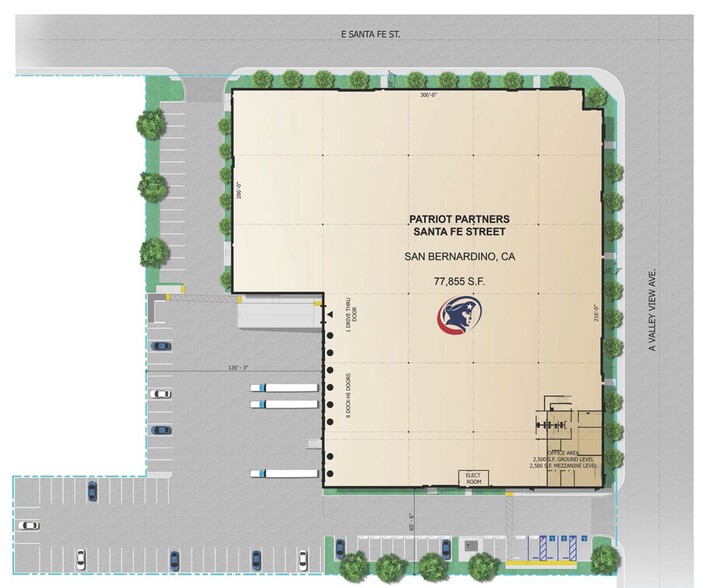 575 E Santa Fe St, San Bernardino, CA à vendre - Plan de site – Image 3 sur 4